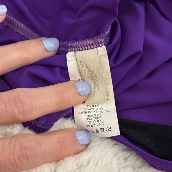 Gottex Rainbow Goddess Shirred Ombre One-Piece Swimsuit Size 12 - Picture 10 of 10